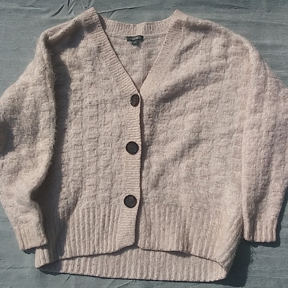 Wild Fable S Fuzzy Pink Cardigan